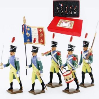 Garde &agrave; pied amsterdam, coffret de 5 figurines