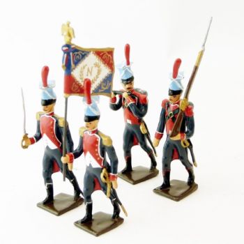 L&eacute;gion du Danube, ensemble de 4 figurines
