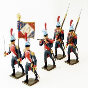 L&eacute;gion du Danube, ensemble de 5 figurines