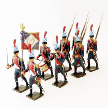 L&eacute;gion du Danube, ensemble de 8 figurines