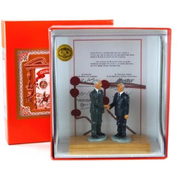 coffret de Gaulle et Adenauer - Trait&eacute; de l&rsquo;Elys&eacute;e (22 janvier 1963)