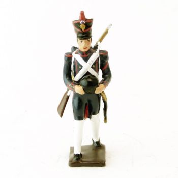 artilleur de la ligne, guêtres blanches, avec boulet