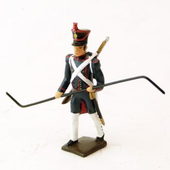 artilleur de la ligne, gu&ecirc;tres blanches, porte-levier