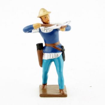 archer anglais avec arbal&egrave;te en joue