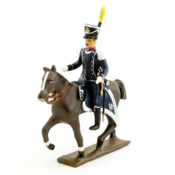Officier &agrave; cheval du 17e Rgt d'Infanterie l&eacute;g&egrave;re