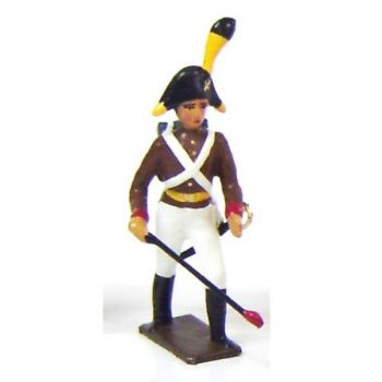 artilleur autrichien avec boutefeu (m&egrave;che)