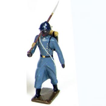 soldat des tirailleurs s&eacute;n&eacute;galais, tenue bleu horizon