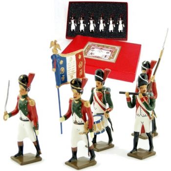 2e r&eacute;giment de la Garde de Paris, coffret de 5 figurines