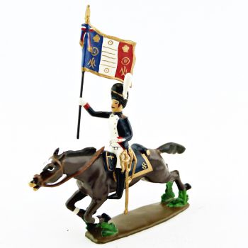 porte-&eacute;tendard des Grenadiers de la Garde &agrave; la charge