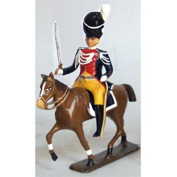 cavalier des gendarmes d'&eacute;lite &agrave; cheval (1804), culotte jaune