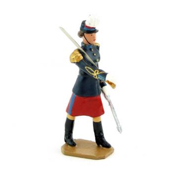 &eacute;l&egrave;ve femme 1er bat. (3e ann&eacute;e) au d&eacute;fil&eacute; (Saint-Cyr) (S.E.A)