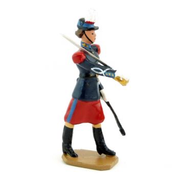 &eacute;l&egrave;ve femme 3e bat. (1&egrave;re ann&eacute;e) au d&eacute;fil&eacute; (Saint-Cyr) (S.E.A)