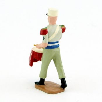 Tambour plat de la Musique De La Légion Etrangère, tenue Terre de France (S.E.A)