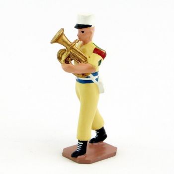 Cornet &agrave; piston de la Musique De La L&eacute;gion Etrang&egrave;re, tenue Sable (S.E.A)