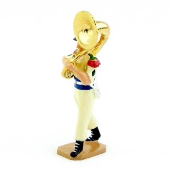 H&eacute;licon/soubassophone de la Musique De La L&eacute;gion Etrang&egrave;re, tenue Sable (S.E.A)