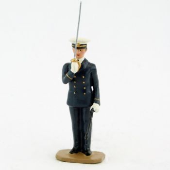 officier de marine au &laquo; Pr&eacute;sentez sabre &raquo; - Marine (S.E.A)