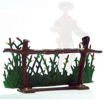 Barri&egrave;re Branches avec roseau