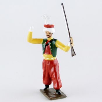 Mameluck bras en l'air (tenant le cheval de Napol&eacute;on)