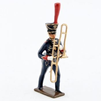 sacqueboute (trombone &agrave; coulisse) de la musique des marins de la garde (1812)