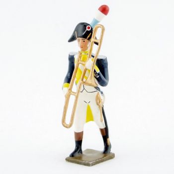 sacqueboute (trombone à coulisse) de la musique du 57ème de ligne