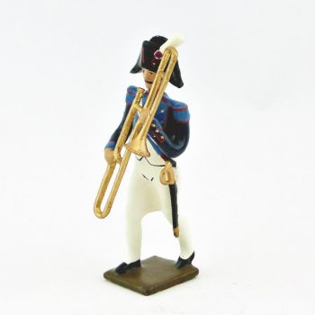 saqueboute / trombone &agrave; coulisse de la musique du 18&egrave;me de ligne