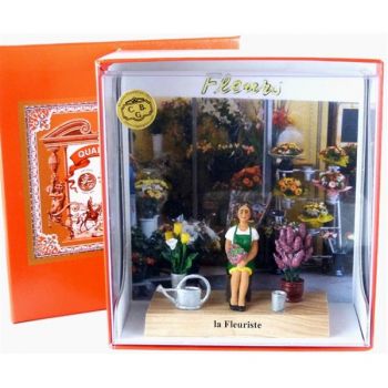 Fleuriste en coffret de pr&eacute;sentation