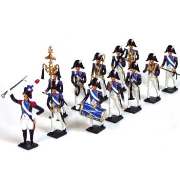 Musique du 18&egrave;me de ligne, ensemble de 12 musiciens