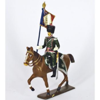 etendard du 7&egrave;me regiment de chasseurs &agrave; cheval