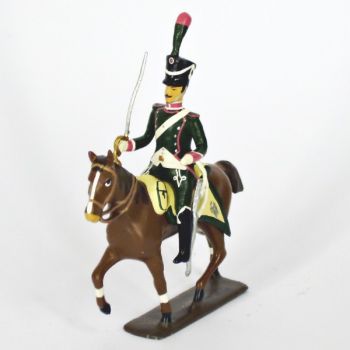 cavalier du 7&egrave;me regiment de chasseurs &agrave; cheval