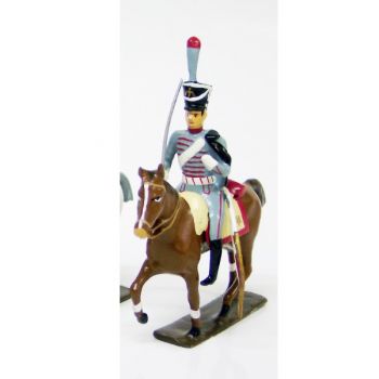 cavalier du 3e r&eacute;giment de hussards (1808)