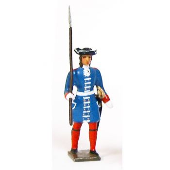 grenadier de la garde fran&ccedil;aise louis xiv avec lance