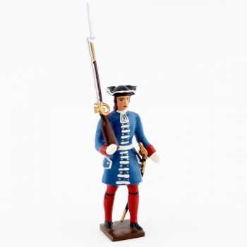 grenadier de la garde fran&ccedil;aise louis xiv avec fusil