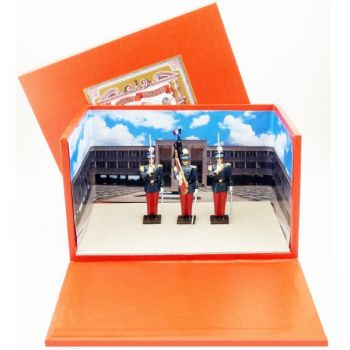 coffret diorama « la garde au Drapeau de Saint-Cyr » (3 p., MHKits)