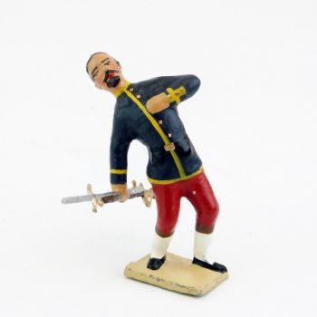 Légionnaire blessé au cœur, tête nue