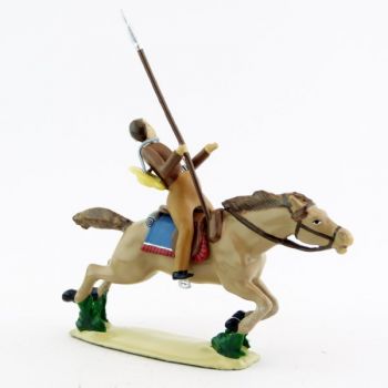 Cavalier blessé sur cheval au galop