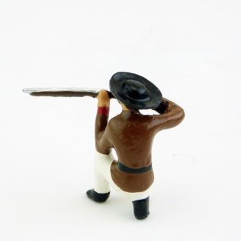 Mexicain à genou, fusil en joue
