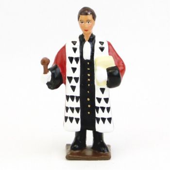 Juge (femme) sans toque