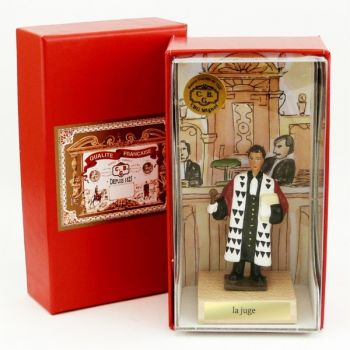 Juge (femme) en coffret de présentation