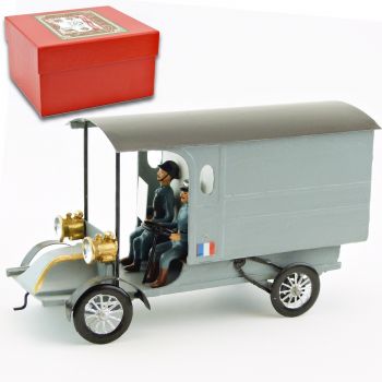 Fourgon Renault (1 conducteur) en coffret rouge