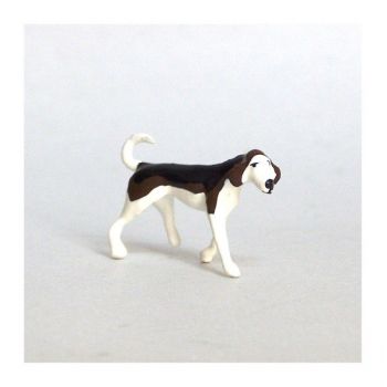 Chien de chasse &agrave; courre (Beagle) gueule vers la droite