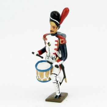 tambour des grenadiers de la garde à l'assaut