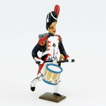 tambour des grenadiers de la garde à l'assaut