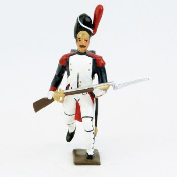 fantassin des grenadiers de la garde à l'assaut