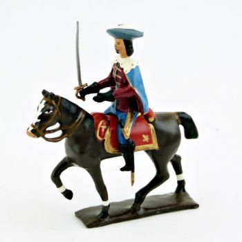 cavalier des gardes richelieu &agrave; cheval (1610)