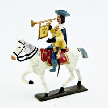 trompette des gardes richelieu &agrave; cheval (1610)