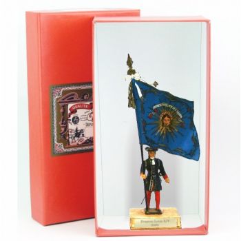 Drapeau Louis XIV (1680, Louis XIV) en coffret