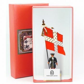 étendard du Royal Artillerie (1690, Louis XIV) en coffret