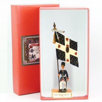 étendard des Gardes Françaises Louis XVI (1780, Louis XVI) en coffret