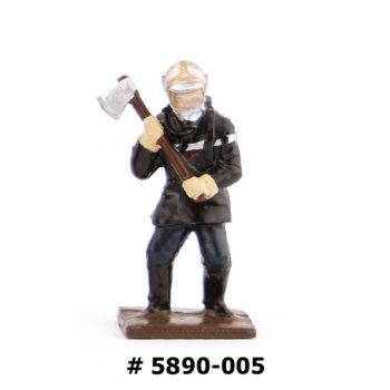 pompier avec hache (collection ''minis'' h.40 mm)