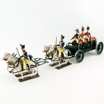 W&uuml;rst du Baron Percy, attelage 4 chevaux